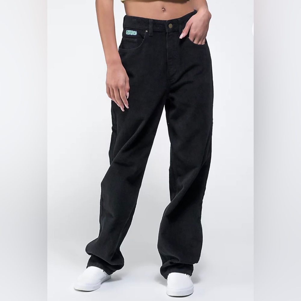 Zumiez Empyre Tori 90s Black Corduroy Skate Pants - Gem